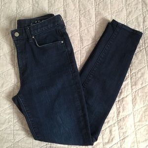 Gap High Rise Skinny Jeans Dark Wash 28R
